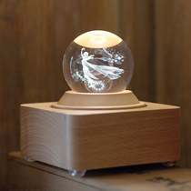 Frozen Crystal Ball Aisha Princess Music Box Aisha Bluetooth Girl Birthday Gift National Day Gift