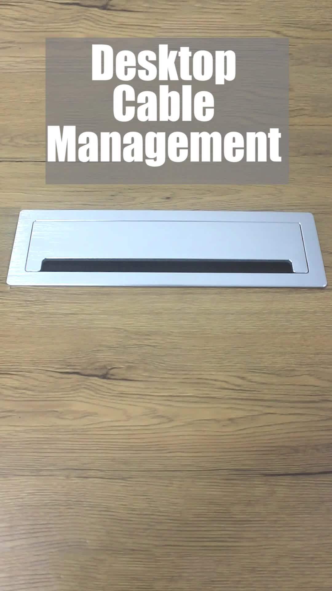 Office Table Cable Soft Closing Manager Desk Furniture Sockets Grommets