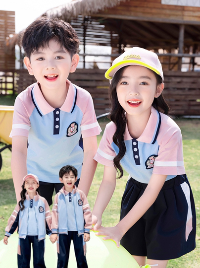 小学生校服春秋装三件套一年级儿童运动服套装幼儿园园服秋季班服