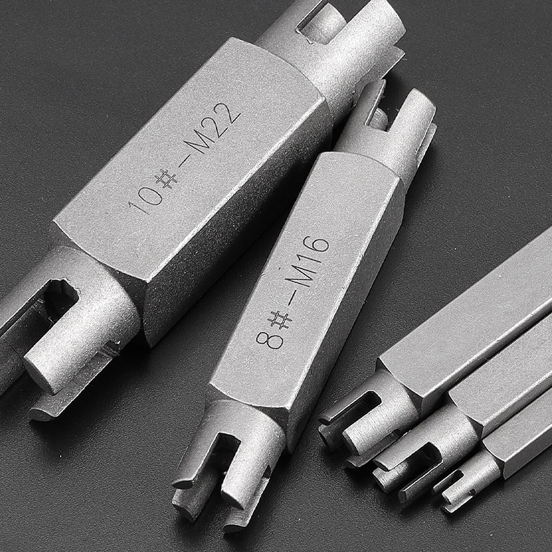 Germany imports hexagonal double head broken wire cone extractor wire tapping extractor to take off the silk-tapping desilverware anti-silk taking-Taobao