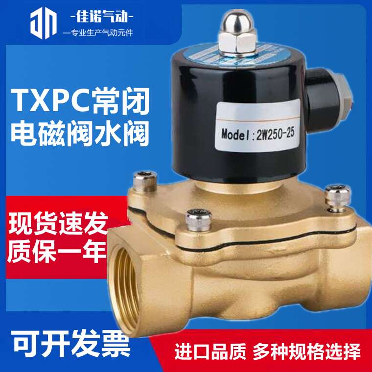 TXPC Tianxin Solenoid Water Valve 2W025-08 2W040-10 2W160-15 2W200-20 2W250-25