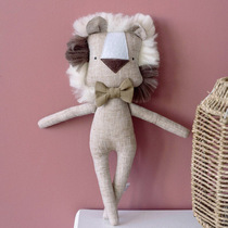 ins Nordic Wind Danish fairytale Lion Doll Cotton Cute Lion Paparazzi Baby Pacify Doll
