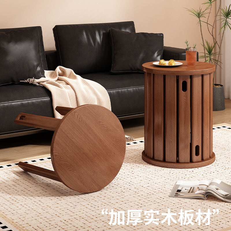 Solid Wood Stools Can Be Stacked, Used as Home Dining Table Stools, Foldable and Stackable for Storage, Movable Side Tables, Stacking Stools Solid Wood Stools Can Be Stacked, Used as Home Dining Table Stools, Foldable and Stackable for Storage, Movable Side Tables, Stacking Stools