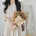 Polka dot tie thắt lưng eo váy Hàn Quốc phiên bản của chic retro vòng cổ dài tay áo eo giảm béo váy dài 2018 mùa thu váy công chúa cho bé váy đầm