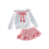 Cô gái mặc mùa xuân và mùa thu Set Little Girls College Wind dài tay + Váy ngắn thời trang Bộ hai mảnh 3 cửa hàng quần áo trẻ em Phù hợp với trẻ em