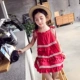 Váy bé gái hè 2018 váy trẻ em mới phiên bản Hàn Quốc của váy bé gái xù 3