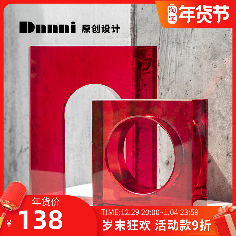 Dnnni original design living room decoration home accessories room crystal ornaments simple light luxury wine cabinet ideas