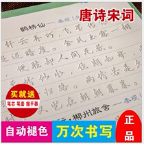 Adult student pen writing post running script font groove practice board Hard pen line Kai practice post word mold writing board