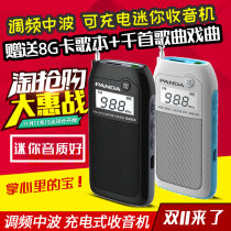 PANDA Panda 6203 Charging Radio Seniors Small Pocket Portable Mini-Card Semiconductor