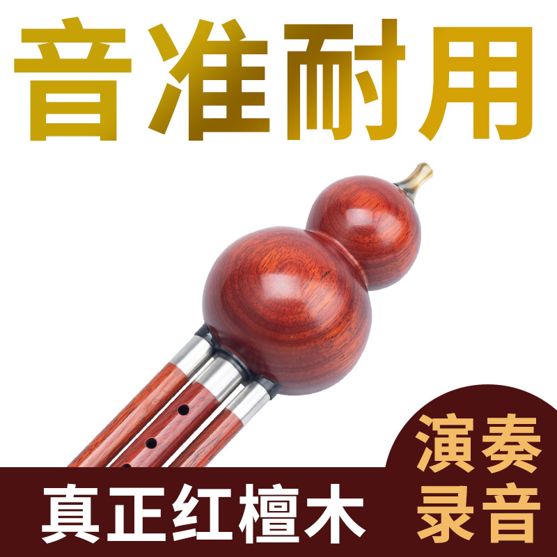 Zuiyinfang cucurbit silk full mahogany b-tune ACDFG-tuned anti-fall adult performance student test performance instrument