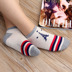 Vớ Hàn Quốc vớ nữ mùa hè vớ cotton mùa hè Cao su gió mỏng phần thấm hút mồ hôi thấp để giúp tất sinh viên eo thấp vớ da dài Bít tất nữ