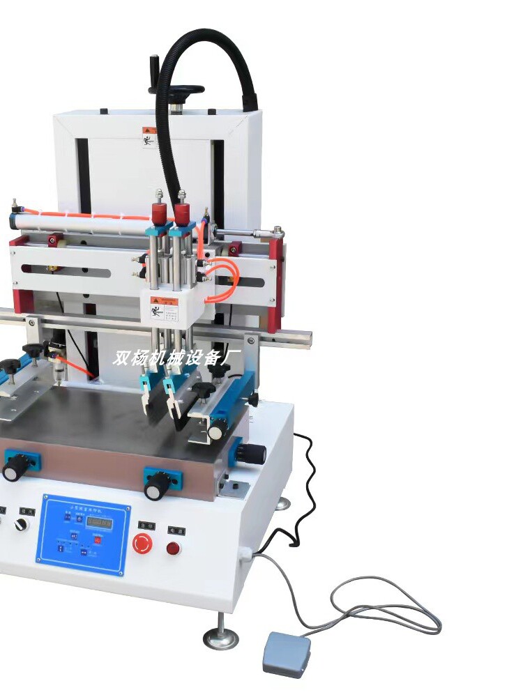 Экран печатная машина 立式自动丝印机 布料 皮革塑料袋 丝网印刷机 五金塑胶印刷机