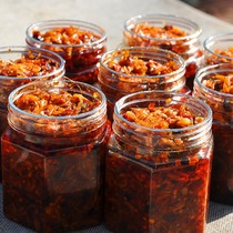 Spicy shrimp soy sauce small shrimp instant shrimp snack shrimp noodle dressing sauce Hunan specialty food