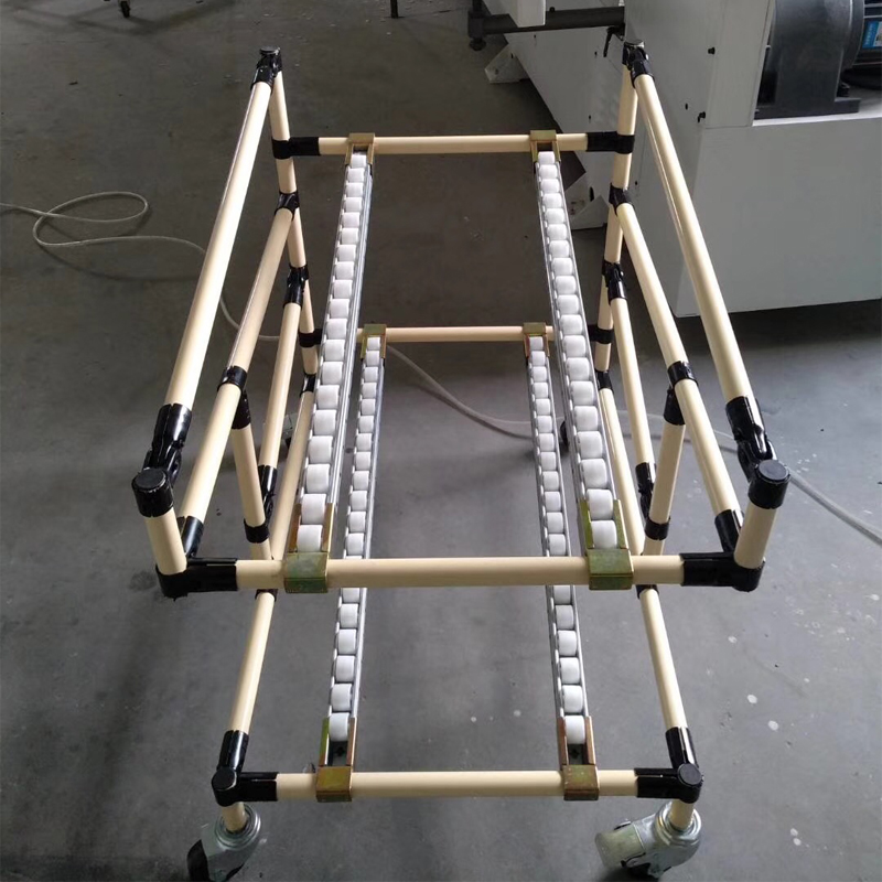 Lean tube material cartAnti-static wire bar turnover carComposite tube workshop trolleyCustom lean tube rack cart