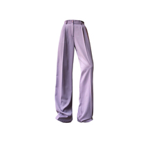 Large size loose sagging wide leg pants fat sister mm autumn clothes 2021 new womens straight pants children tide thin