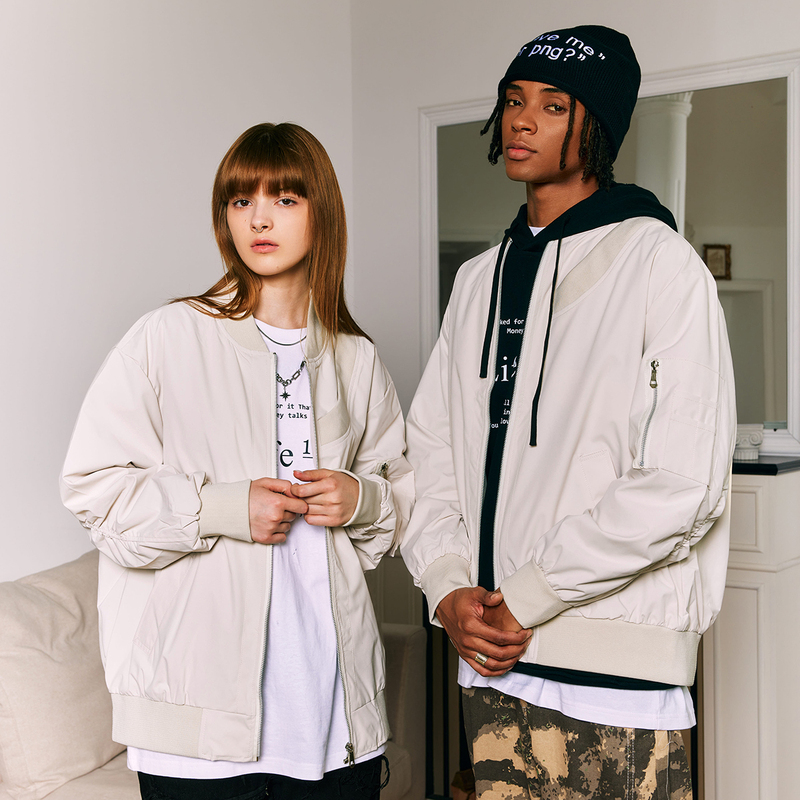 Yorainbow Early Spring American Street Style Patchwork Bomber Jacket for Men and Women, High Street Loose Baseball Jacket Trendy