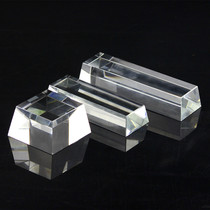 Crystal base Crystal trapezoidal base spot crystal glass base manufacturers supply can be customized size