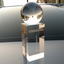 2017 New Transparent Crystal Ball K9 Artificial Water Crystal Ball Town Paper Feng Shui Ball Transfer Ball Home Swing