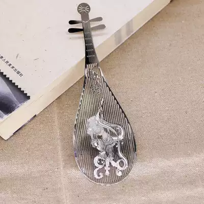 Dunhuang characteristic bounce pipa flying bookmark Metal bookmark Classical Chinese style creative student cultural and creative gift