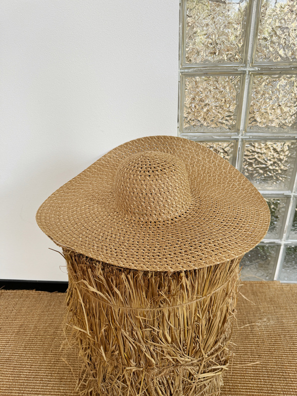 Jojo's Export Surplus Large-Brimmed Sunshade Hat for Vacation, Stylish and Simple