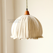 Beautiful light set (old time)chandelier Cotton and hemp Nordic retro country minimalist Japanese tea room