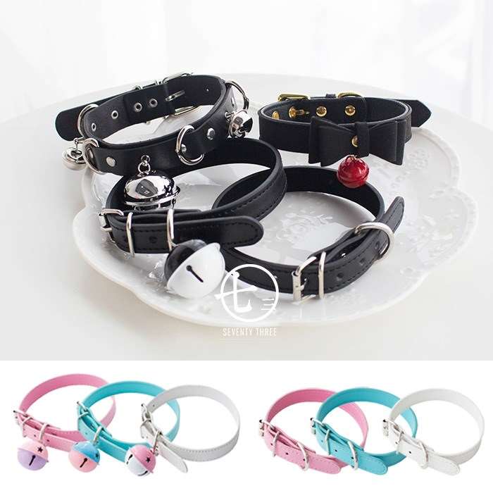 Neck-locks men and women pop collar bells black jewelry decorations Chinese-style Circuit Circle Hanging