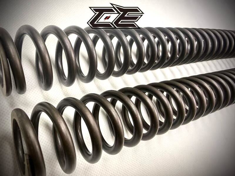 Chunfeng 450Mt Front Shock Absorber Reinforced Spring, Hardened Shock Absorber Spring, Alloy Steel Spring, Upgraded Shock Absorber Sleeve