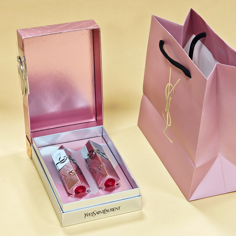 Ysl Saint Laurent Chinese Valentine's Day Limited Edition Double Lip Gloss 445 610 Small Gold Bar Lipstick 1936 1966 Lipstick Set Ysl Saint Laurent Chinese Valentine's Day Limited Edition Double Lip Gloss 445 610 Small Gold Bar Lipstick 1936 1966 Lipstick Set