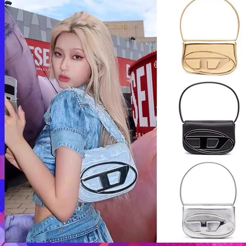 Серебряная кожаная сумка на одно плечо, сумка через плечо