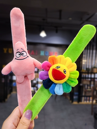 Детский брендовый мультяшный браслет на солнечной энергии, японский милый аксессуар для волос, подарок на день рождения