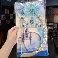 Заколка для волос с бантиком, синий комплект, 3 шт