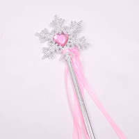 Палочка феи Снежинка розовая 1 шт.