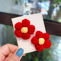 Маленькая красная шпилька 1 пара