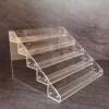 Acrylic doll ladder display rack multi-layer perfume and cosmetics storage box cigarette rack desktop storage rack