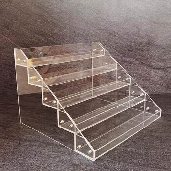 Acrylic figure doll step-type display rack multi-layer perfume cosmetic storage box cigarette rack desktop storage rack