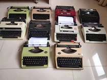 长空英雄飞鱼英文机械打字机摆件成色好复古怀旧装饰摆设
