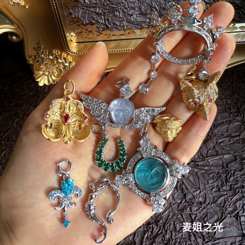 Star Classic Series Pendant Wishing Pool Fountain Style Original Design Iris Josephine Crown Lava Shell