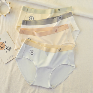 女款纯中腰7A级抗菌新疆棉内裤