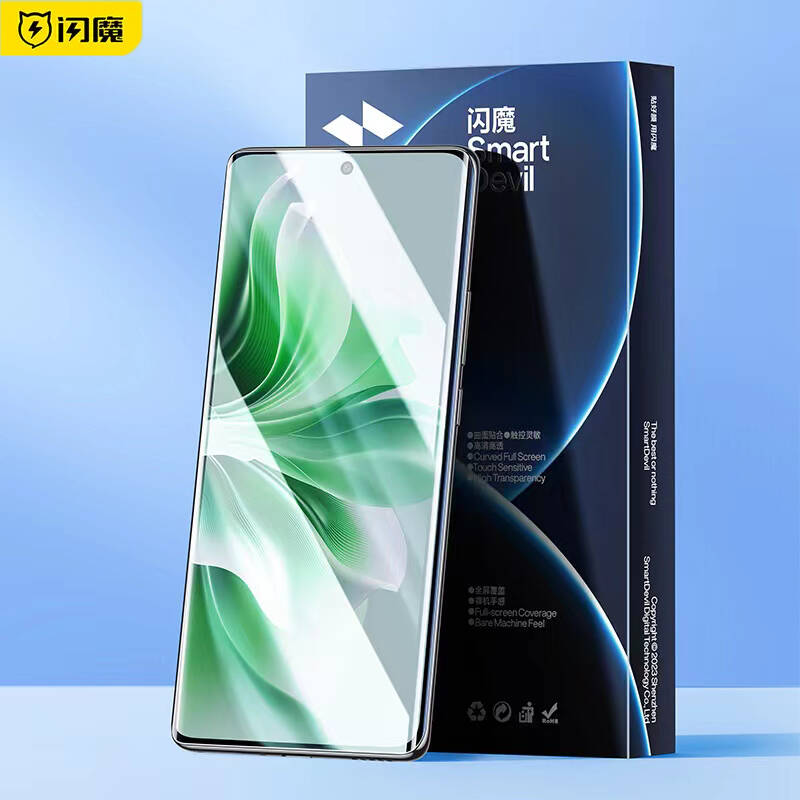 闪魔适用OPPOReno11钢化膜软OPPOReno9手机膜find x7ultra保护x6pro水凝10Pro+全11pro覆x3盖5Pro oppo屏4/3