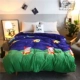 Falais quilt cover đơn mảnh dày mùa đông ấm bộ phim hoạt hình san hô quilt cover sinh viên lông cừu flannel