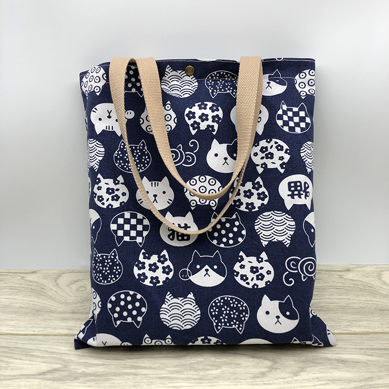 Sails Cloth Bag Woman Large Student Hand Carrying Book Bag single shoulder bag Portable Cloth Bag large capacity Folding Shopping Bag