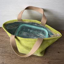Hand carrying lunchbox to work family Fashion lunchbox Insulated Lunch Box Bag Hands Improve Face Value Lunch Bag With Rice Bag