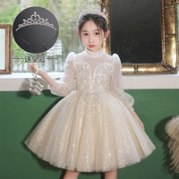 2306 Цвет шампанского длинные рукава [Следуйте за короной]