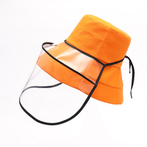 Anti-droplet hat Epidemic prevention adult anti-droplet protective mask Hat removable unisex with face screen isolation