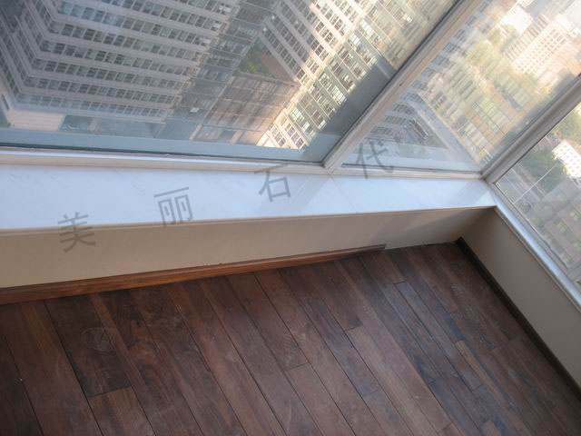 Natural marble Masses white windows countertops stone table surface floating windows Bathtub Face Wash surface