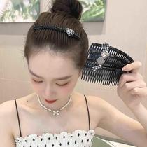 Broken hair comb upside-down comb non-slip hair clip womens side bangs front clip comb back of head clip top comb simple hair accessory