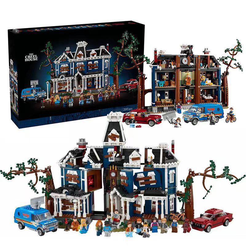 Creative Series 11370 Stranger Things Creel House Children's Assembling Educational Building Block Toy Birthday Gift