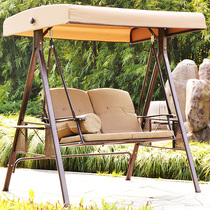 Outdoor swing Balcony Hanging Chair Basket Courtyard Cradle Chair Vine Chair Adult Double Trio Outdoor Garden Swing Swing Chair