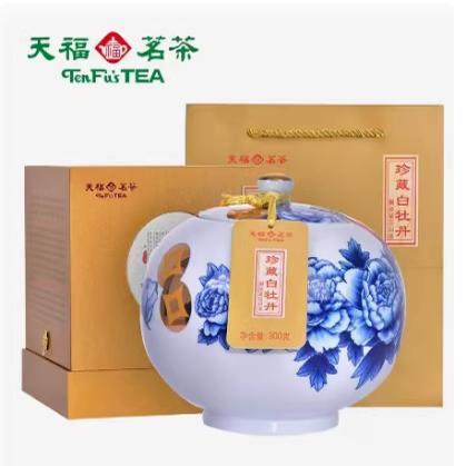 天福茗茶 白牡丹 400g 陶器製 天福茗茶 白牡丹 400g 陶器製 天福茗茶 / 白牡丹
