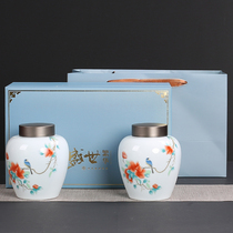 Tea can packaging box empty gift box empty box gift box medium universal custom black tea white tea Longjing green tea